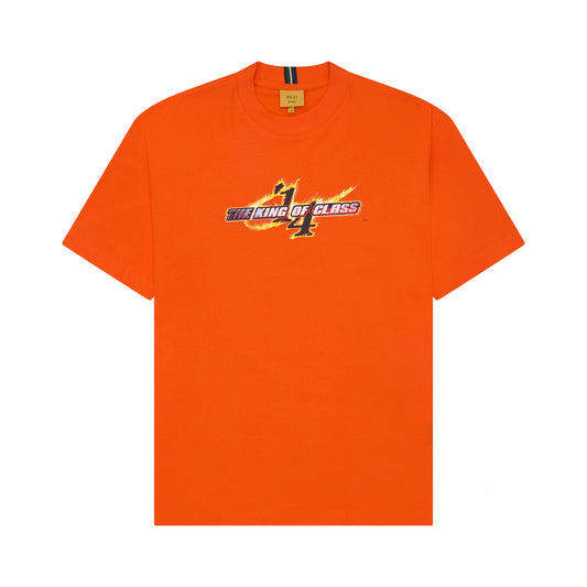 T-SHIRT "THE KING OF CLASS" ORANGE
