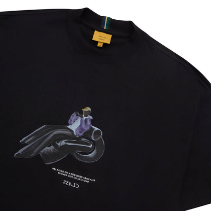 T-SHIRT CLASS "DESIGNER ARMCHAIR" BLACK