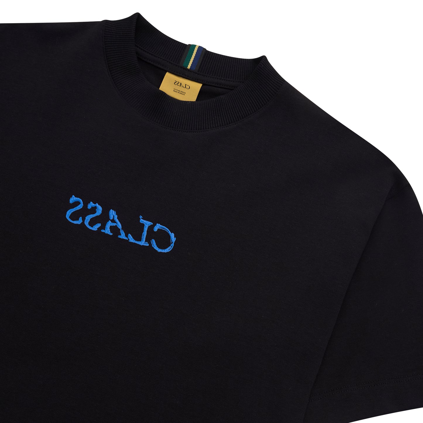 PREMIUM T-SHIRT "CLASS INVERSO TINTA" BLACK