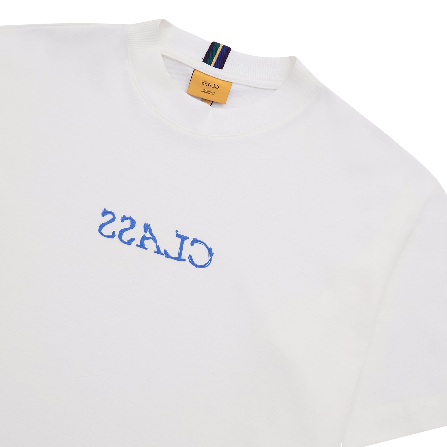 PREMIUM T-SHIRT "CLASS INVERSO TINTA" OFF-WHITE