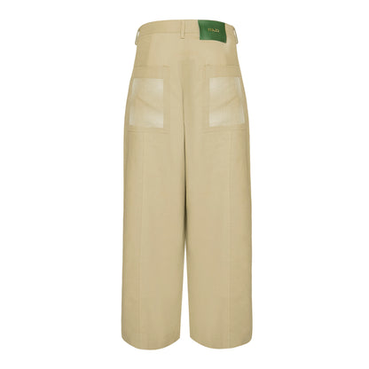 CLASSIC PANTS CLASS "CANVAS BAGGY" BEIGE