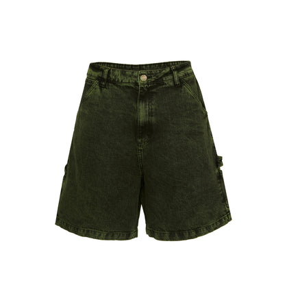 DENIM SHORTS CLASS "CARPTENTER" GREEN