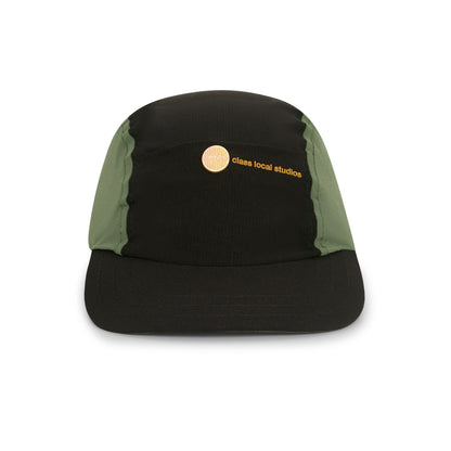 3 PANEL SPORTS HAT CLASS "STELLA" BLACK / GREEN