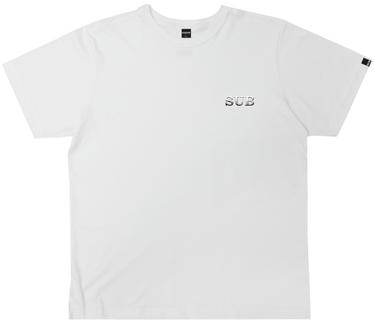 Tee lunar logo branca