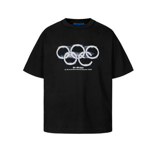 QC 24 OLYMPIC BLACK T-SHIRT