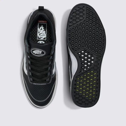 TÊNIS SKATE ZAHBA LEATHER BLACK WHITE