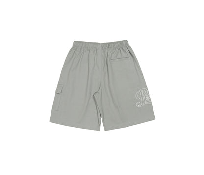 Vintage Twill Shorts In Grey