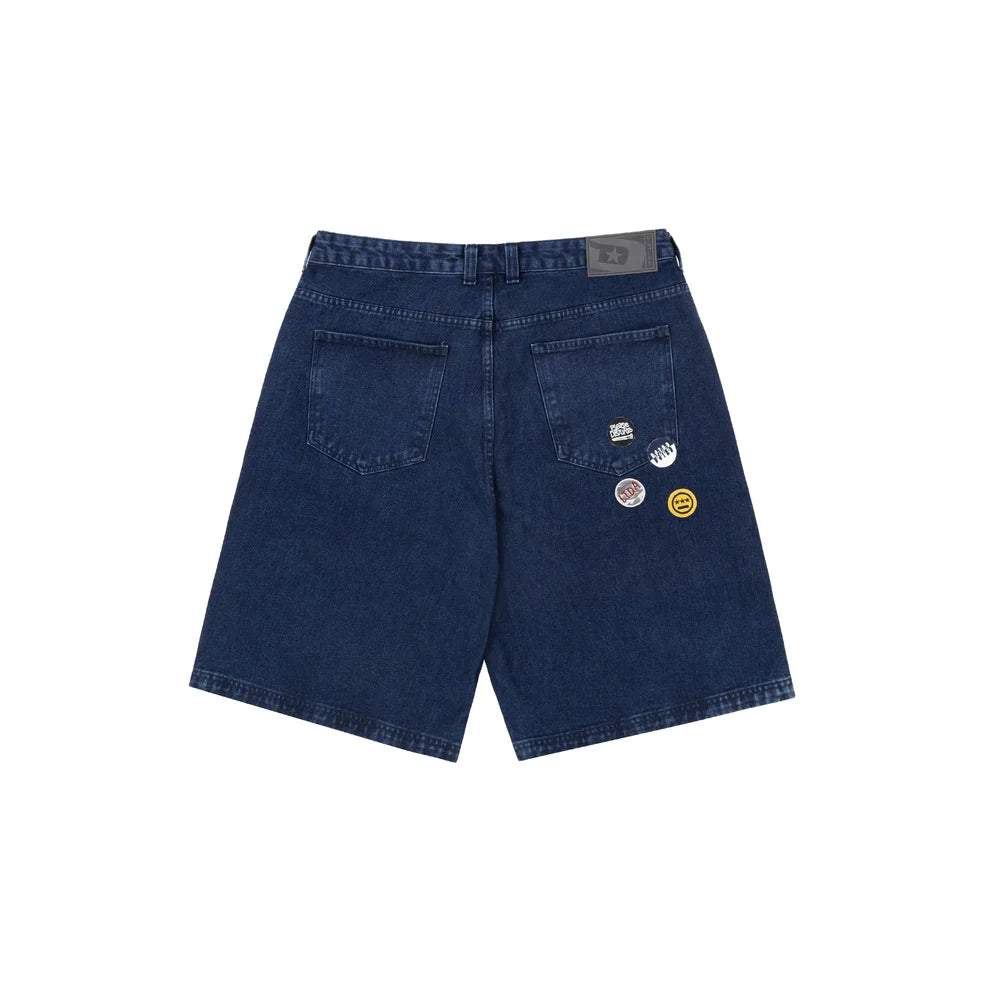 Jeans Shorts Pins In Blue