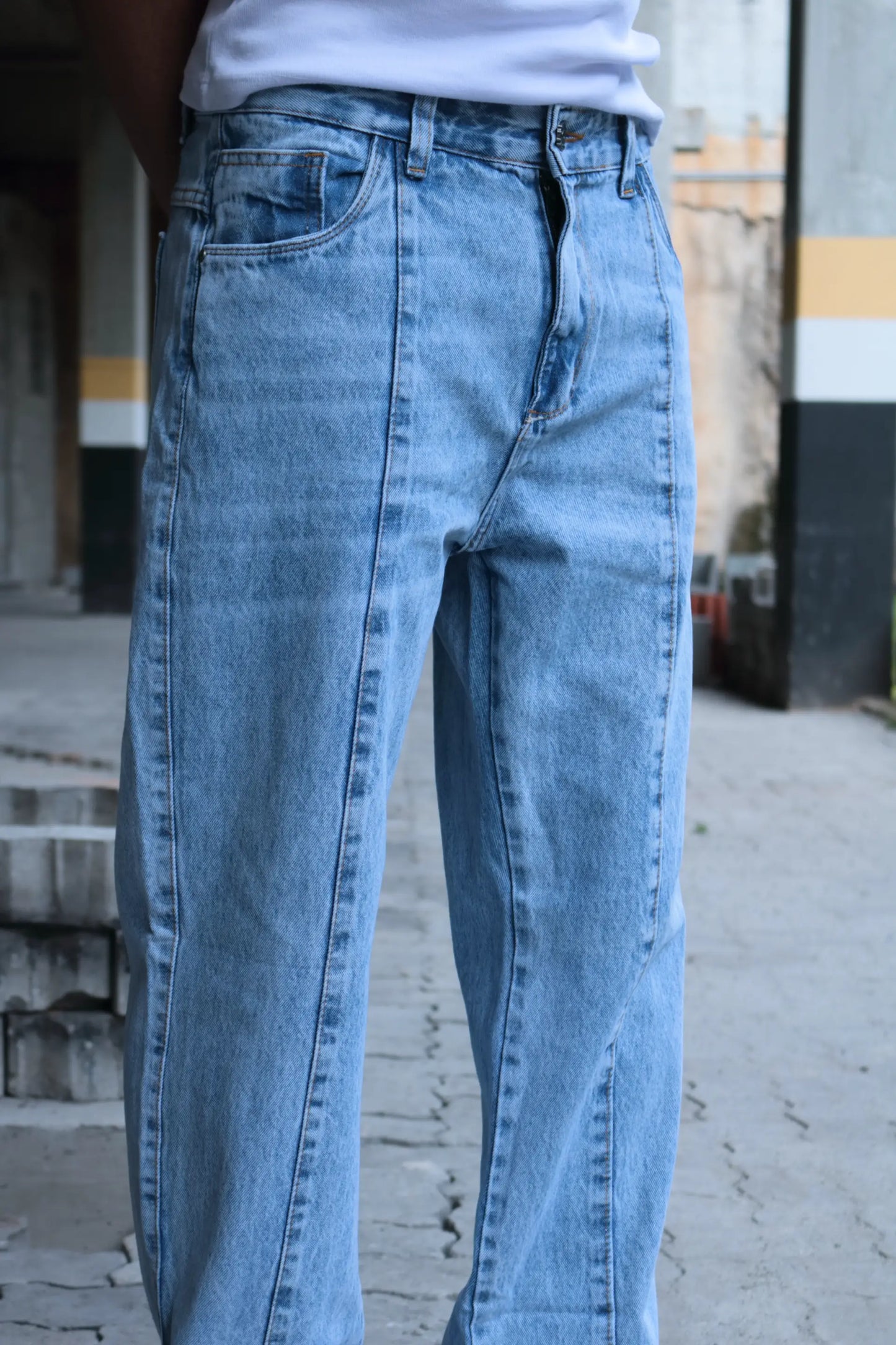 Calça Baggy Sewing Frontal