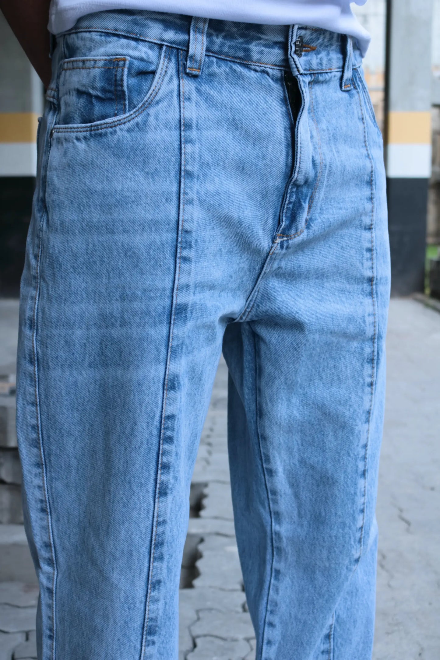 Calça Baggy Sewing Frontal