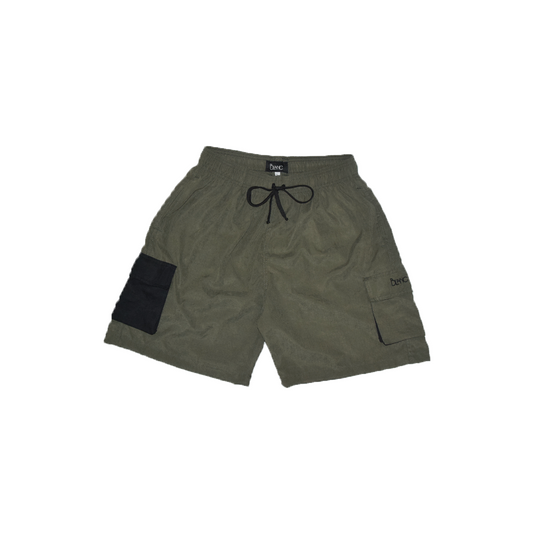 SHORTS – OLIVE & BLACK