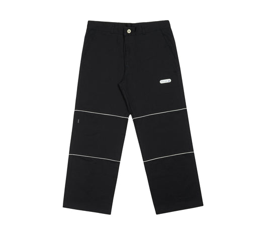 Minimal Twill Pants In Black