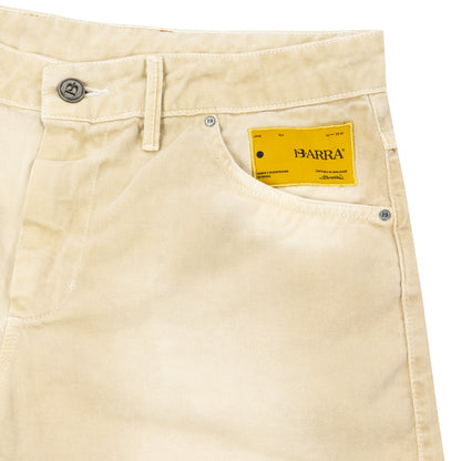 Bermuda Jeans Raizes Bege