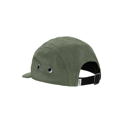 Bone Five Panel Barra Logo Verde