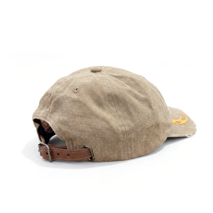 DAD HAT DESTROYED  "HARLEY" - MARROM