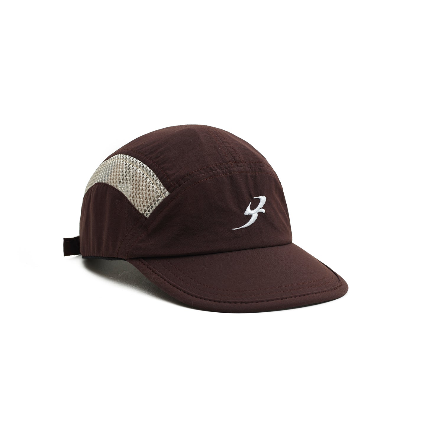 Bone Five Panel Tech B Garca Marrom