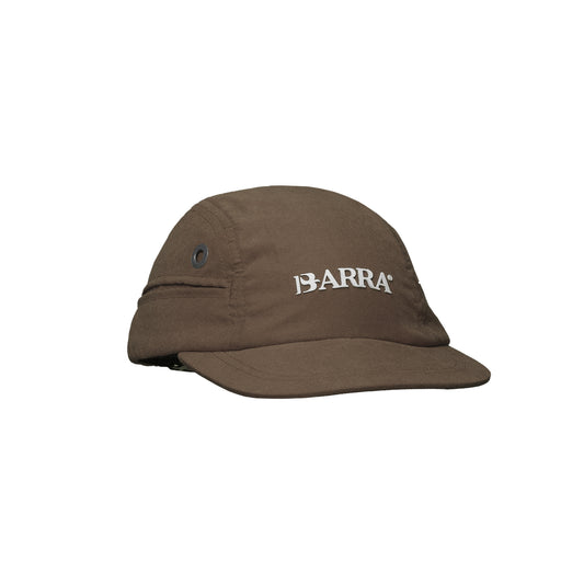 Bone Four Panel Barra Logo Marrom