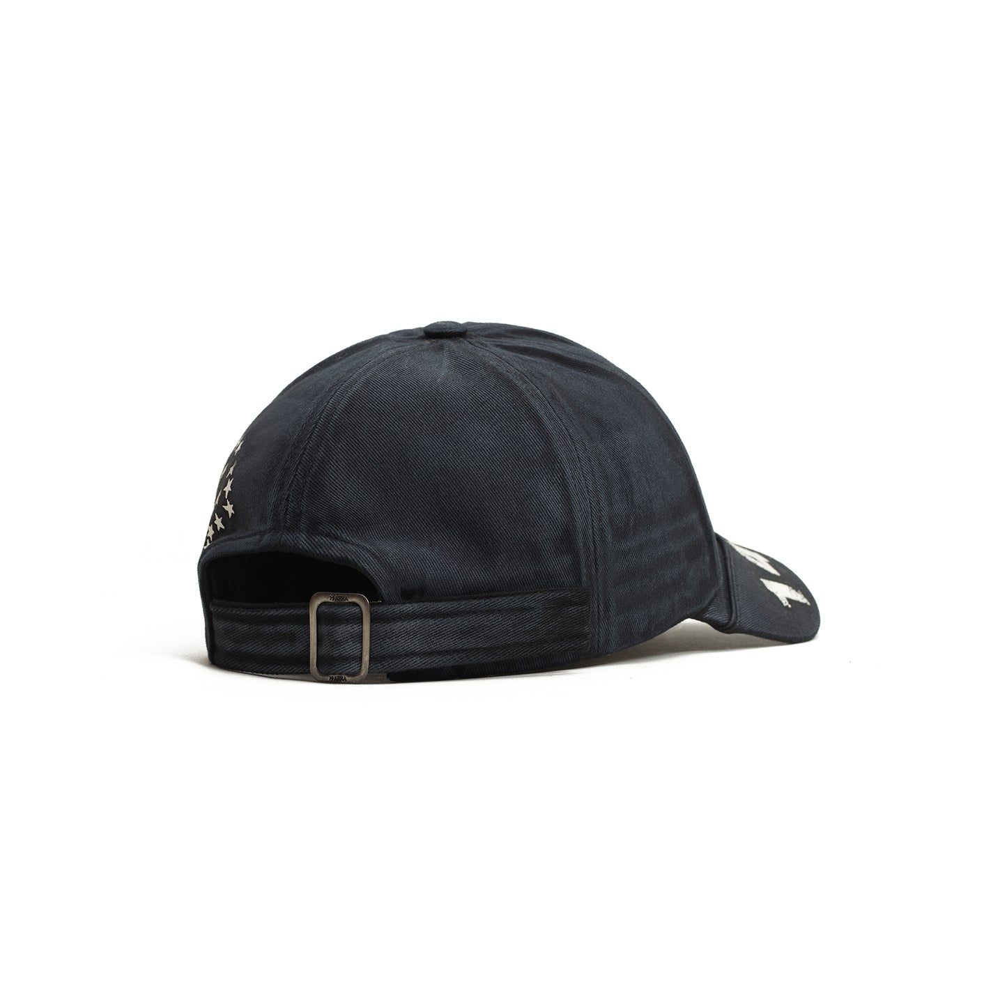Bone Six Panel Barra do Brasil Souvenir Estonado Preto
