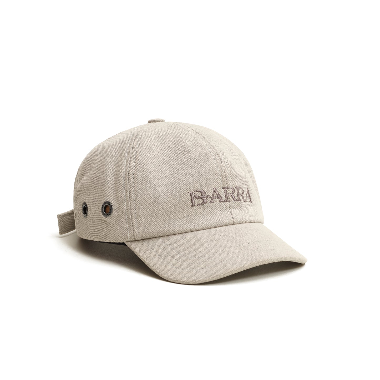 Bone Six Panel Barra Logo Estonado