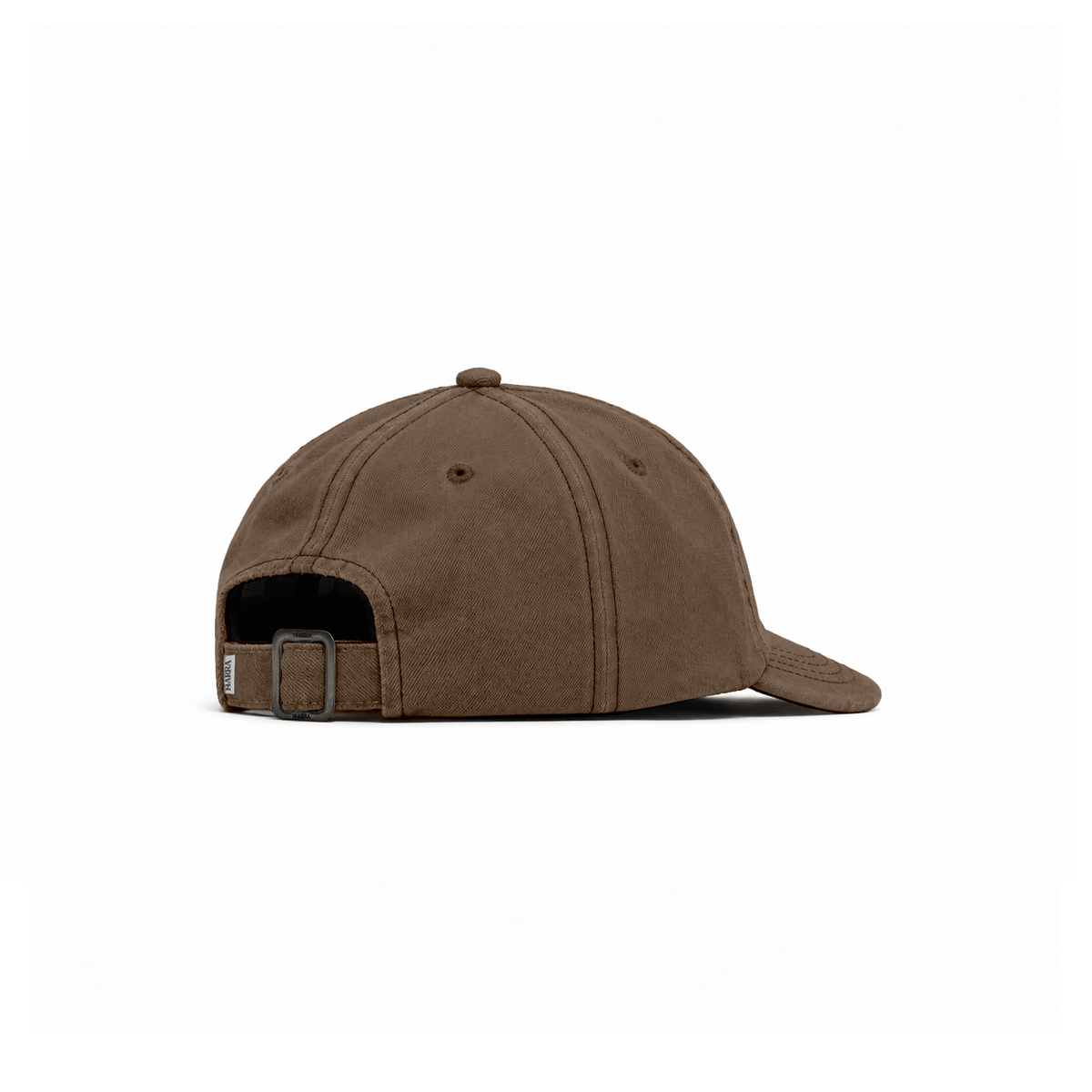 Bone Six Panel Barra Logo Marrom
