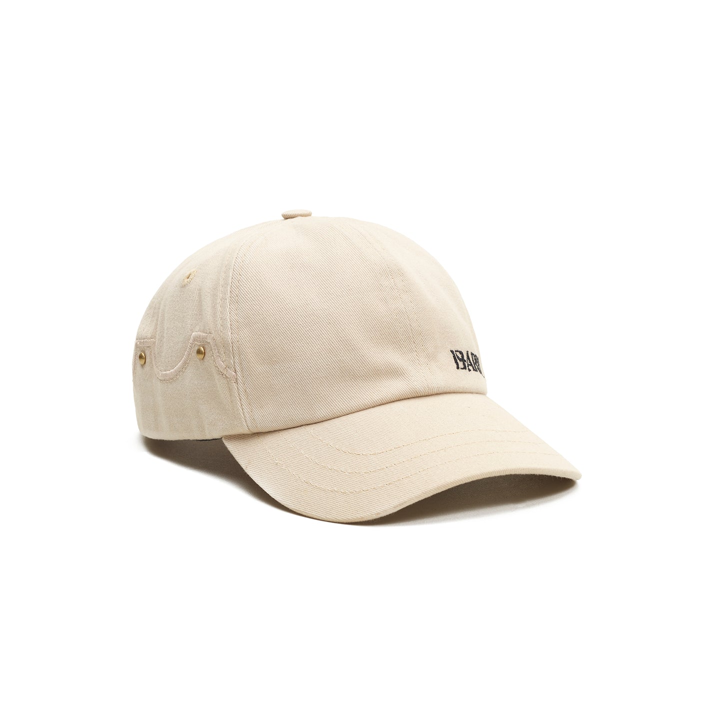 Bone Six Panel Barra Logo Off White