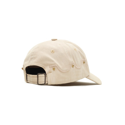 Bone Six Panel Barra Logo Off White