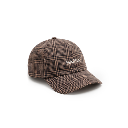 Bone Six Panel Barra Logo Xadrez