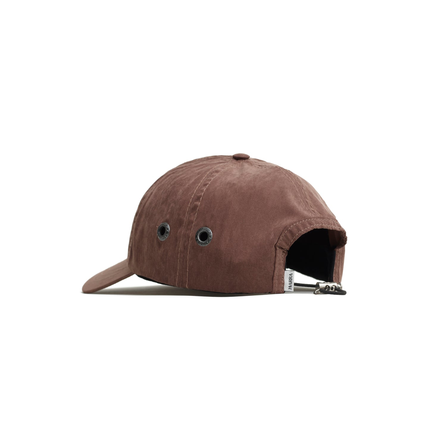 Bone Six Panel Barra Logo Marrom