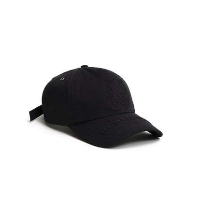 Bone Six Panel Brasao Preto