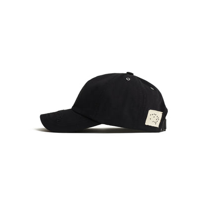 Bone Six Panel Brasao Preto