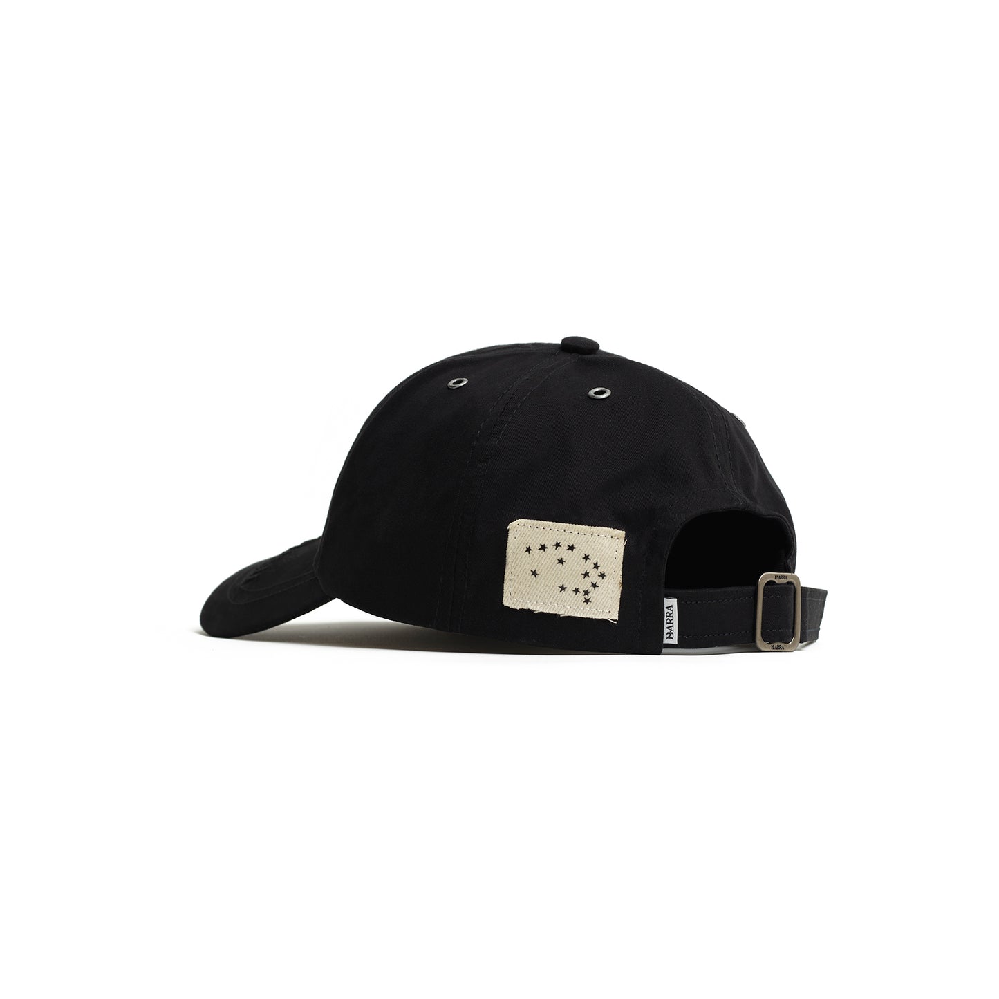 Bone Six Panel Brasao Preto