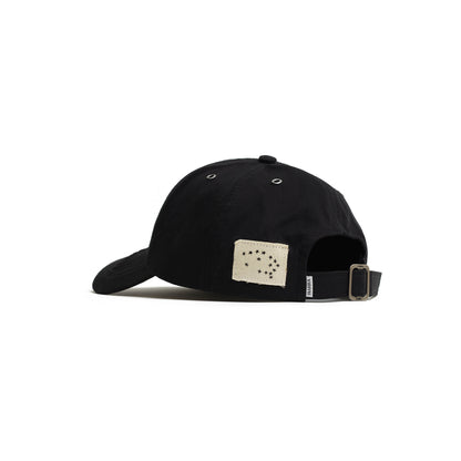 Bone Six Panel Brasao Preto