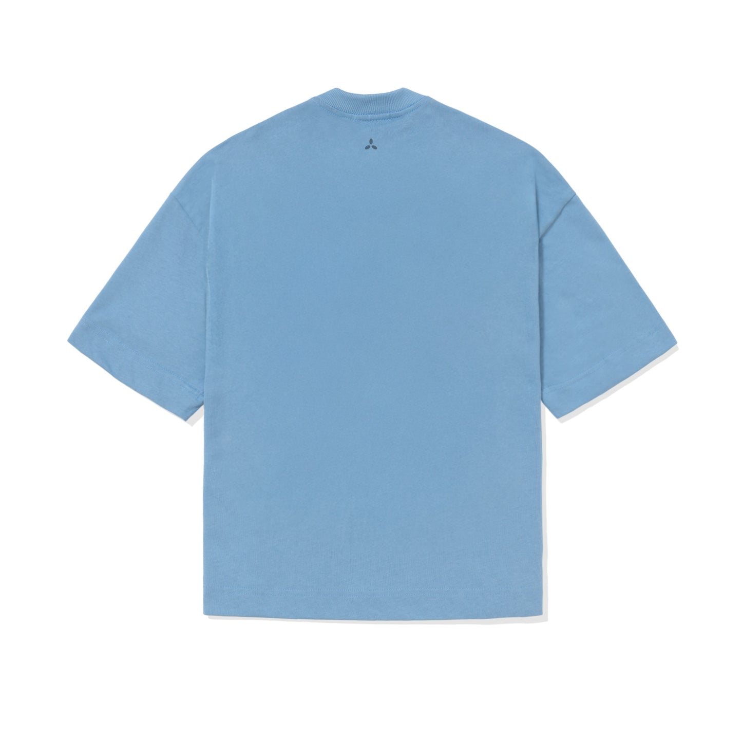 CAMISETA OVER  BURNOUT  AZUL