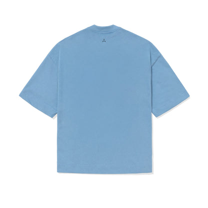 CAMISETA OVER  BURNOUT  AZUL
