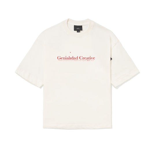 CAMISETA OVER  BURNOUT  BRANCO OFF.
