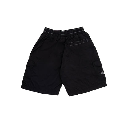 Backstitch Shorts Black