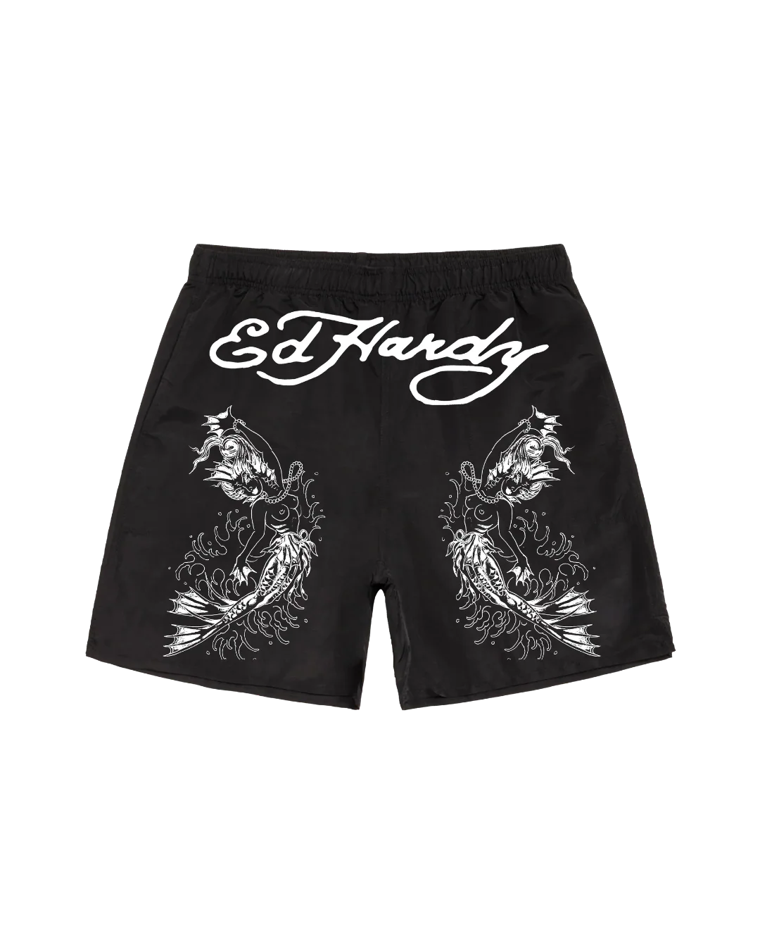 Shorts D'Água Preto "Rainhas do Mar"