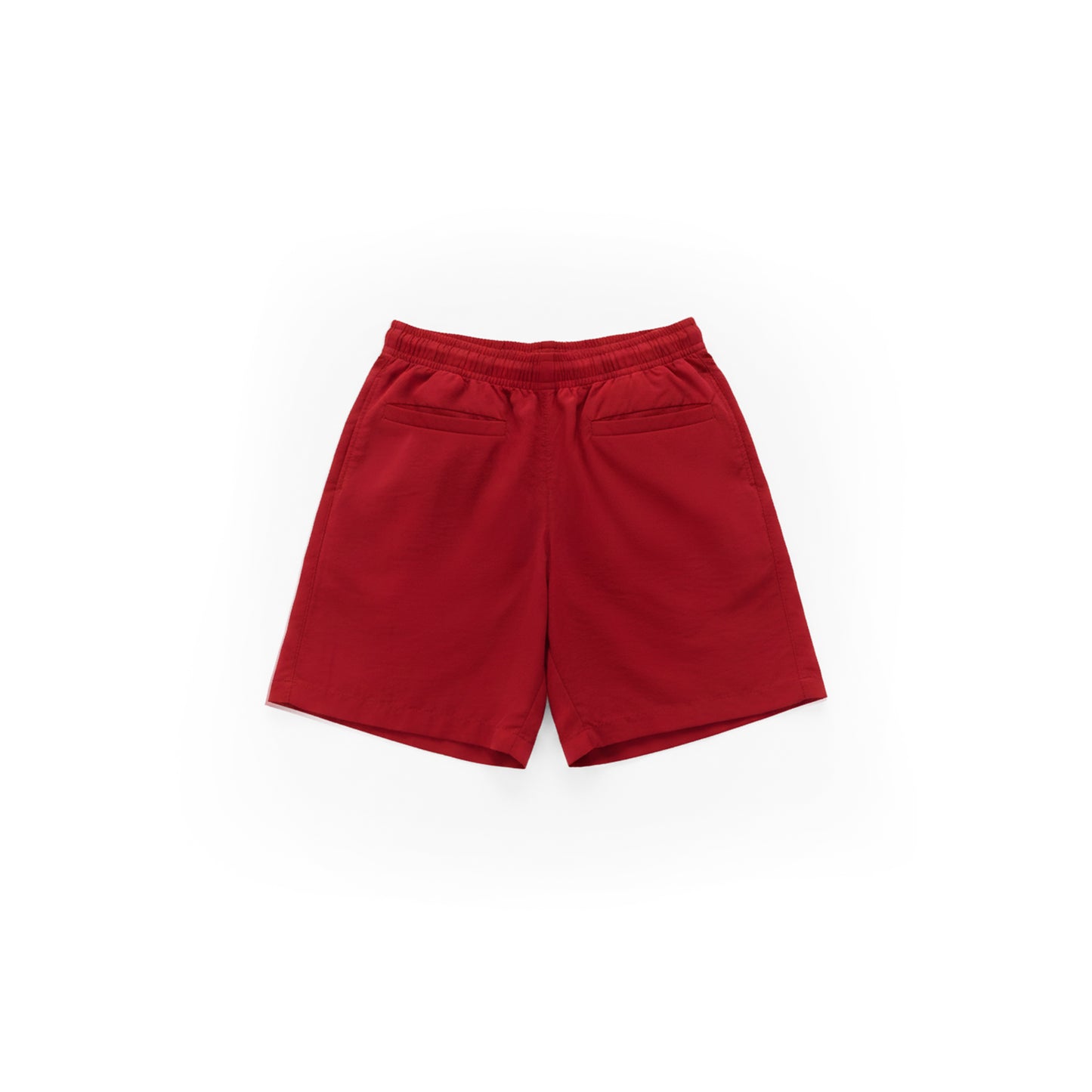 Red Taslon Shorts