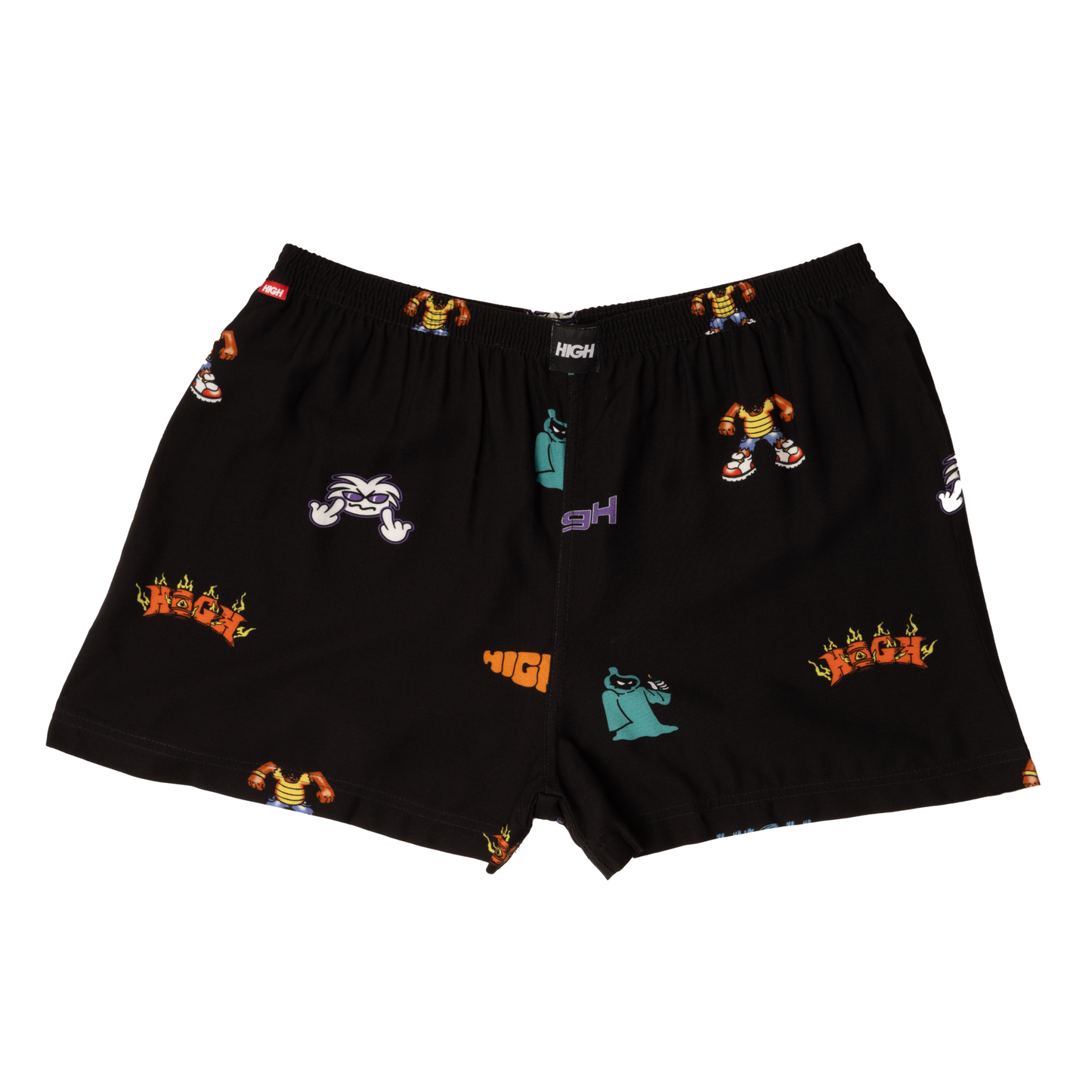 Boxer Shorts Doodles Black