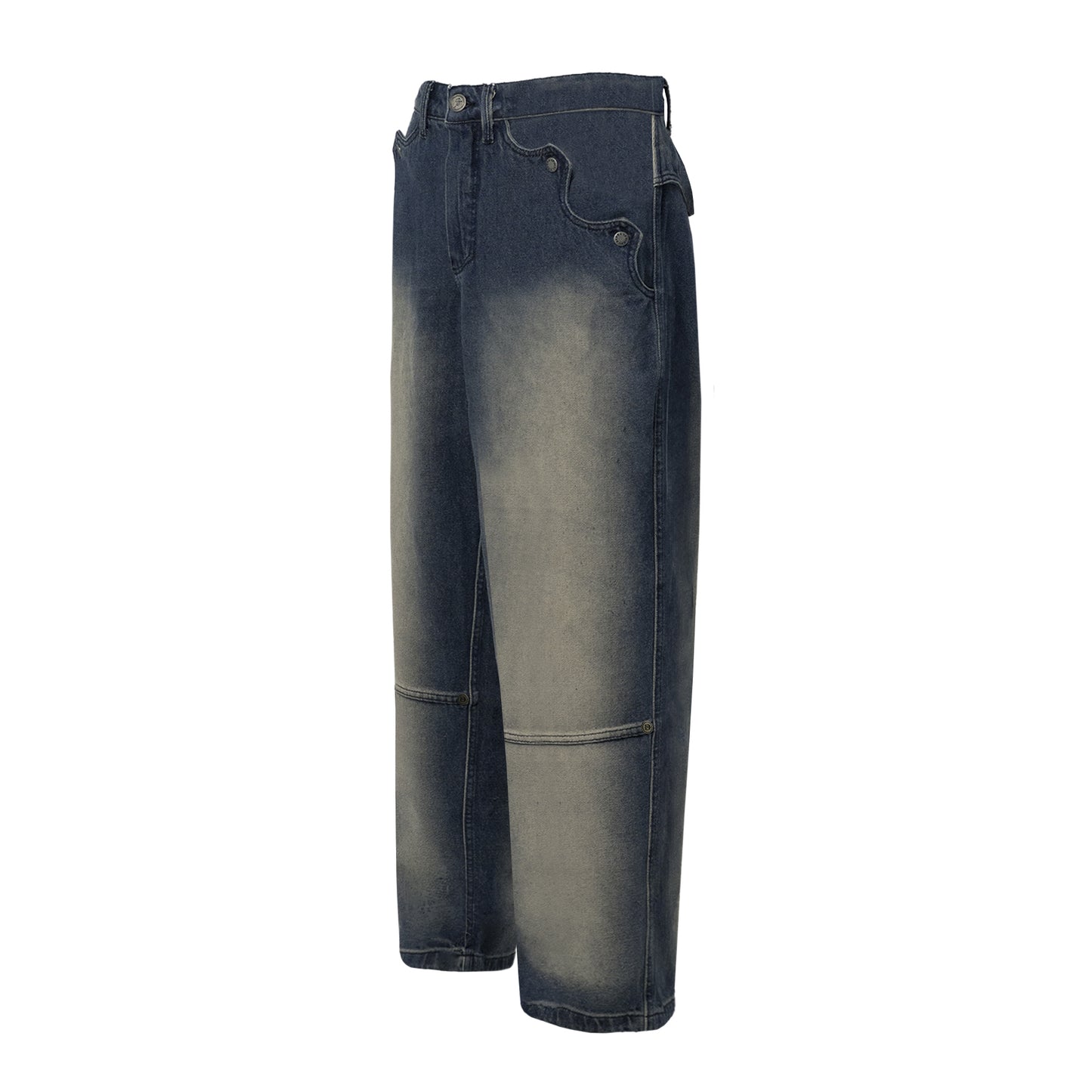 Calca Jeans Coracao Azul