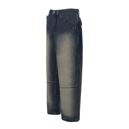 Calca Jeans Coracao Azul