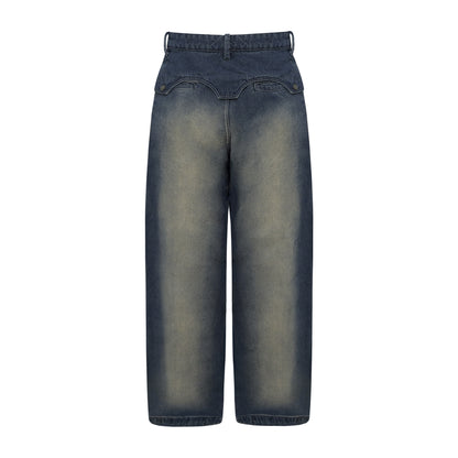 Calca Jeans Coracao Azul
