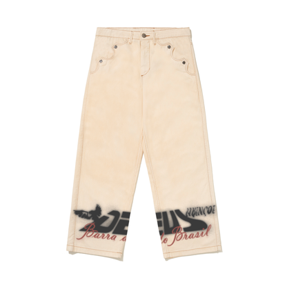 Calca Jeans Deus Abencoe Off White