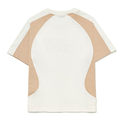 Camiseta B Garca Recortada Off White