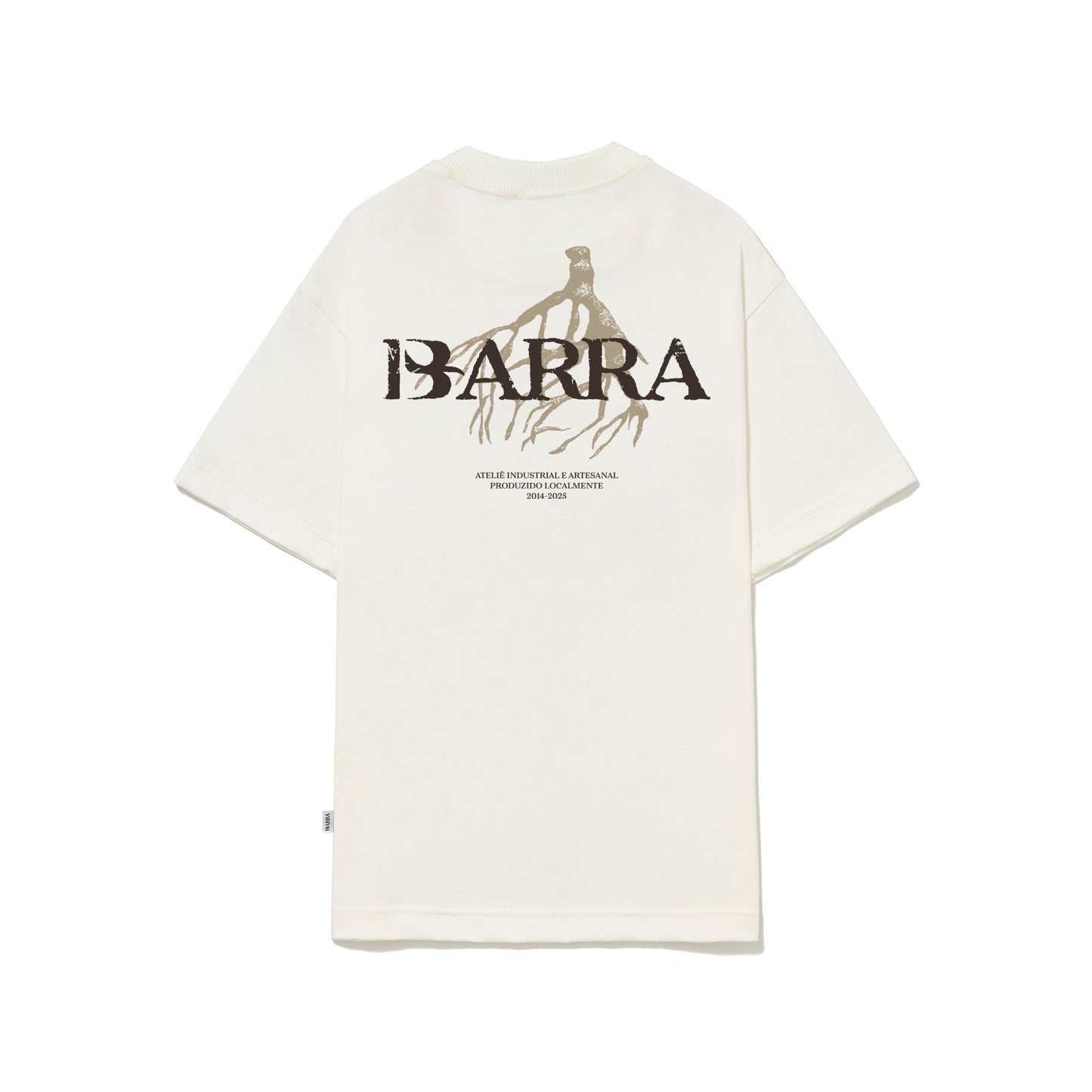 Camiseta Barra Raizes Institucional Off White