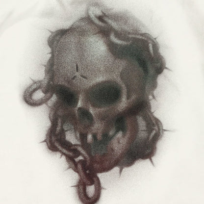 CAMISETA REGULAR   SKULL  BRANCO OFF.