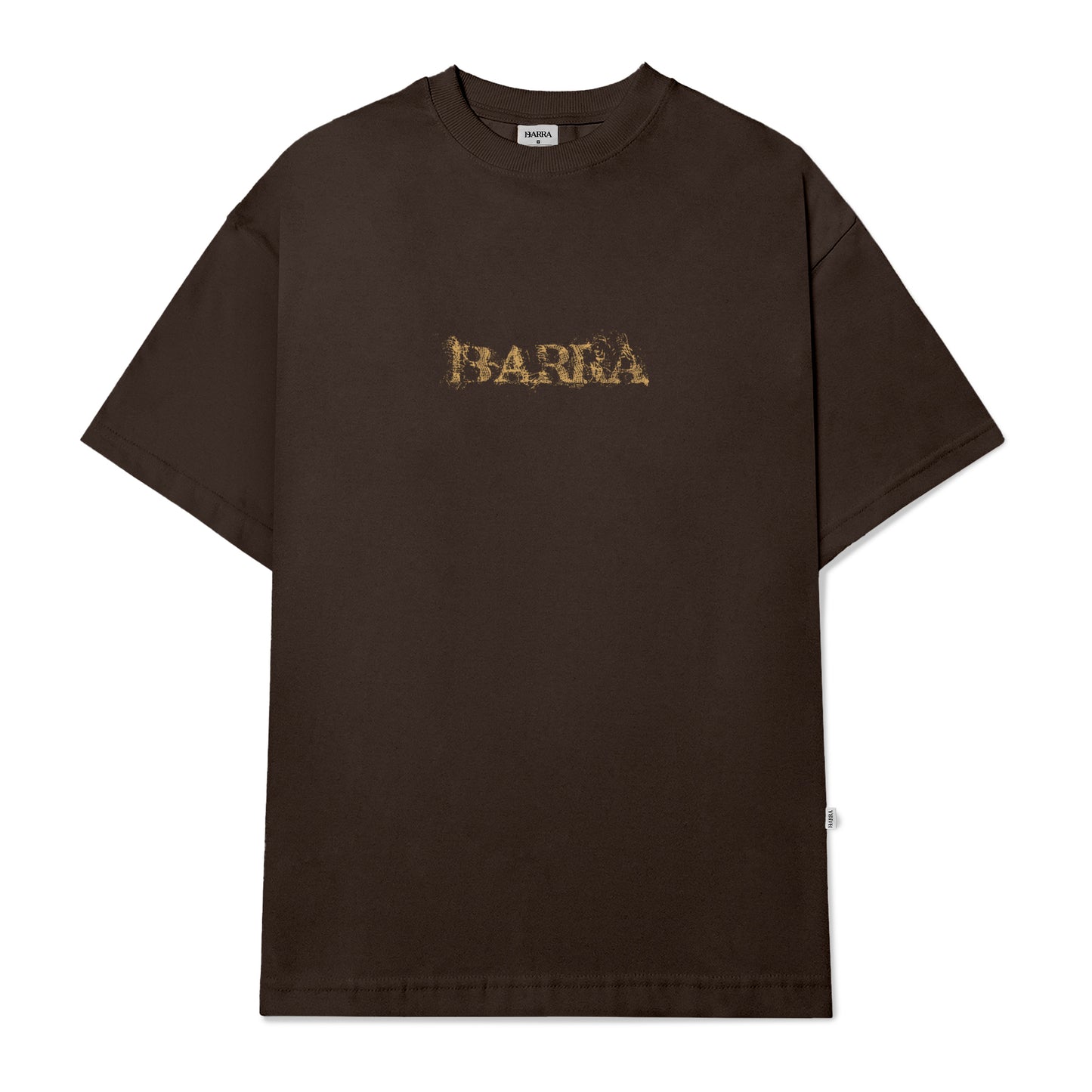 Camisa Barra Logo Remix Marrom