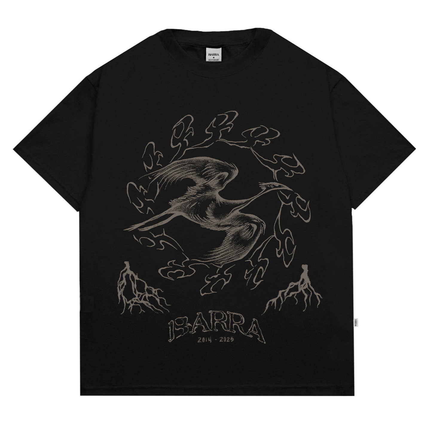 Camisa Ahlma Tribal Preta