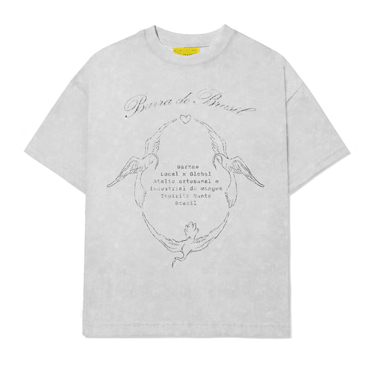 Camiseta Arco Marmorizada Cinza