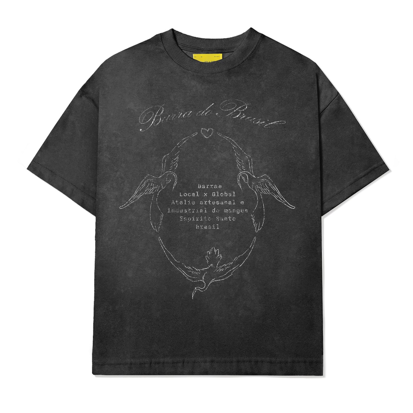 Camiseta Arco Marmorizada Grafite